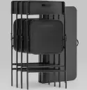 Комплект складной мебели Stool Group YX-ZFP86 (черный) фото 3