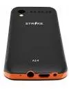 Мобильный телефон Strike A14 (черный/оранжевый) фото 4