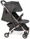 Прогулочная коляска Sundays Baby S600 Plus (бронзовя база, черный/светло-серый) фото 2
