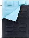Спальный мешок Sundays ZC-SB017 с двумя подушками (черный/синий) icon 6