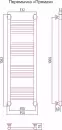 Полотенцесушитель Сунержа Богема+ 1000x300 00-0220-1030 icon 3