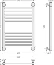 Полотенцесушитель Сунержа Богема+ прямая 600х400 12-0220-6040 icon 3