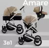 Детская универсальная коляска Sweet Baby Amare 3 в 1 (бежевый) icon 2