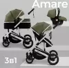 Детская универсальная коляска Sweet Baby Amare 3 в 1 (оливковый) icon 2