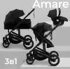 Детская универсальная коляска Sweet Baby Amare GL 3 в 1 (черный) icon 11