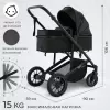 Детская универсальная коляска Sweet Baby Amare GL 3 в 1 (черный) icon 3