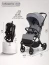 Детская прогулочная коляска Sweet Baby Aura Plus / 427355 (светло-серый) icon 2