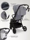 Детская прогулочная коляска Sweet Baby Aura Plus / 427355 (светло-серый) icon 7