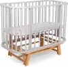 Детская кроватка Sweet Baby Barocco New с маятником (серый/натуральный) icon