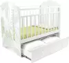 Детская кроватка Sweet Baby Cristallina с маятником с ящиком (белый) icon 4
