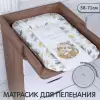 Пеленальный матрас Sweet Baby Fantasy Grigio 58x71 (ленивец серый) icon 2