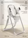 Стульчик для кормления Sweet Baby Fiesta (серый нео) icon 2