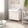 Комод пеленальный Sweet Baby Giovanni (белый/натуральный) icon 9