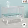 Детская кроватка Sweet Baby Luciano с маятником (серый/белый) icon 4