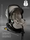 Детское автокресло Sweet Baby Premier Plus WG06 Pro+WG10 (бежевый) фото 4