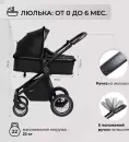 Детская универсальная коляска Sweet Baby Ranger 3 в 1 (Black Glossy) icon 3
