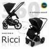 Детская универсальная коляска Sweet Baby Ricci 2 в 1 (черный) icon 2