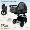 Детская универсальная коляска Sweet Baby Ricci Air 2 в 1 (стальной серый) icon 6