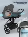 Детская универсальная коляска Sweet Baby SBL Elegante Therma 3 в1 (темно-серый) icon 4