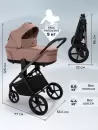 Детская универсальная коляска Sweet Baby SBL Elegante Therma 3 в 1 (бежевый) icon 2