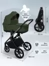 Детская универсальная коляска Sweet Baby SBL Elegante Therma 3 в 1 (зеленый) icon 2