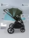 Детская универсальная коляска Sweet Baby SBL Elegante Therma 3 в 1 (зеленый) icon 4