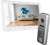 Комплект видеодомофона Tantos Amelie HD SE Slim (белый) + iPanel 2 HD (металл) icon