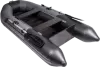 Моторно-гребная лодка Таймень NX 2850 слань-книжка киль (графит/черный) icon 4
