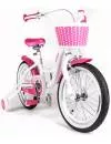 Детский велосипед Tech Team Merlin 16 2021 white/pink фото 2