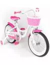 Детский велосипед Tech Team Merlin 16 2021 white/pink фото 3
