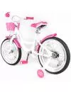 Детский велосипед Tech Team Merlin 16 2021 white/pink фото 4