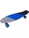 Пенниборд Tech Team Tricolor 27&#34; 2021 grey/blue icon