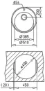 Кухонная мойка Teka Centroval 510 Matt icon 3