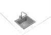 Кухонная мойка Teka Clivo 50 S-TQ (алюминий) icon 2