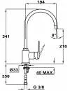 Смеситель для кухни Teka IN 995 Inca TG Quartz icon 2