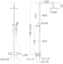 Душевая система TEKA Soller Dual Control 852780200 icon 2