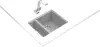 Кухонная мойка Teka Square 2B 560 TG (серый камень) icon 2