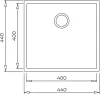 Кухонная мойка Teka Square 40.40 TG (черный) icon 3