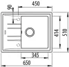 Кухонная мойка Teka Stone 45 S-TG 1B 1D Topaz beige icon 3