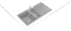 Кухонная мойка Teka Stone 60 B-TG 1/2B 1D (серый металлик) icon 2