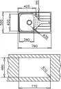 Кухонная мойка Teka Universe 45 T-XM 1B 1D MCTXT icon 5