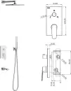 Душевая система Teska Ciera AS3300W icon 2