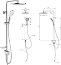 Душевая система Teska Tena DR2920C icon 2