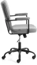 Кресло офисное Tetchair Alpha (иск. замша, серый) icon 4