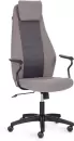 Офисное кресло TetChair Aviator флок/ткань (серый/серый) icon