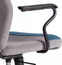 Офисное кресло TetChair Aviator флок/ткань (синий/серый/серый) icon 2
