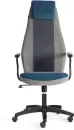 Офисное кресло TetChair Aviator флок/ткань (синий/серый/серый) icon 4