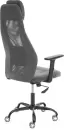 Кресло офисное Tetchair Aviator PLT metalBL (флок/ткань, серый, 29/W-12) icon 5