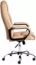 Офисное кресло TetChair Bergamo (хром/кожзам бежевый) icon 7