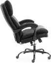 Офисное кресло Tetchair Chief metalBL кожзам/ткань (черный/черный стеганный) фото 3